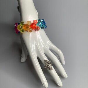 Rainbow Bead Bracelet